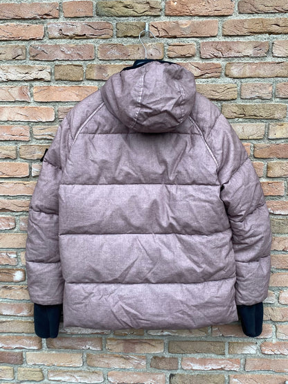 Stone Island Lino Resinato Daunenjacke - L