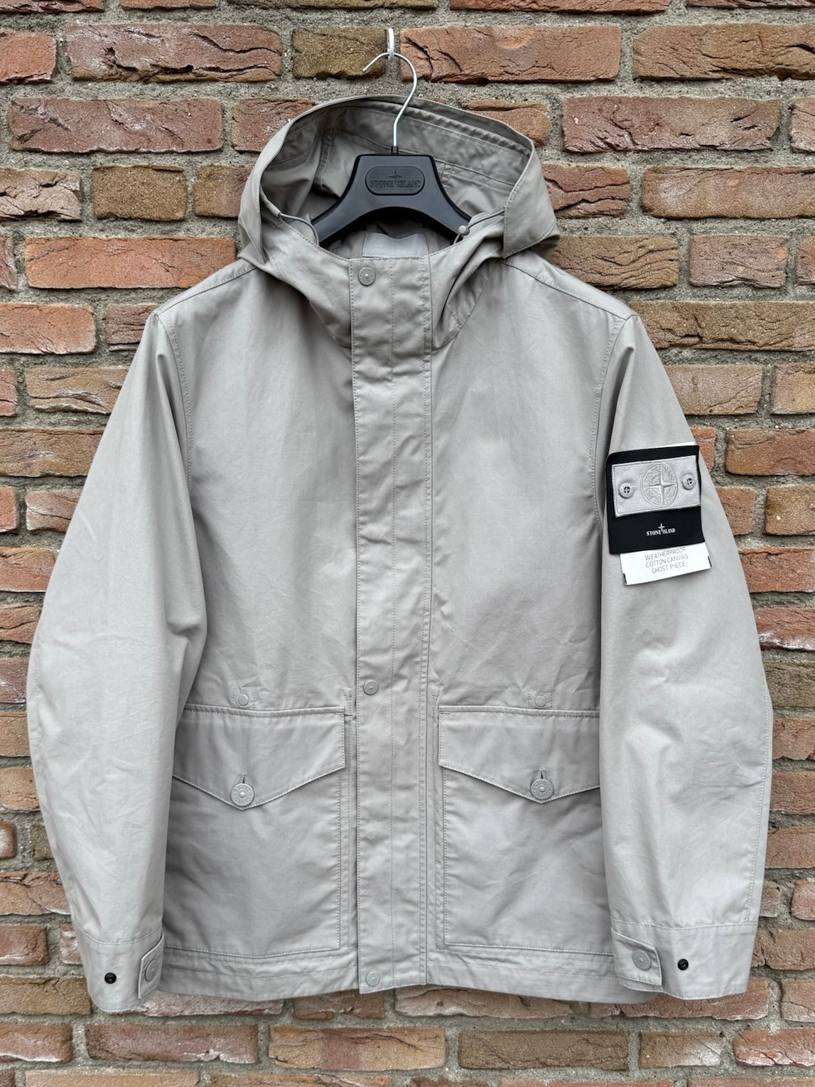 Stone Island Weatherproof Cotton Canvas Ghost Jacket - L
