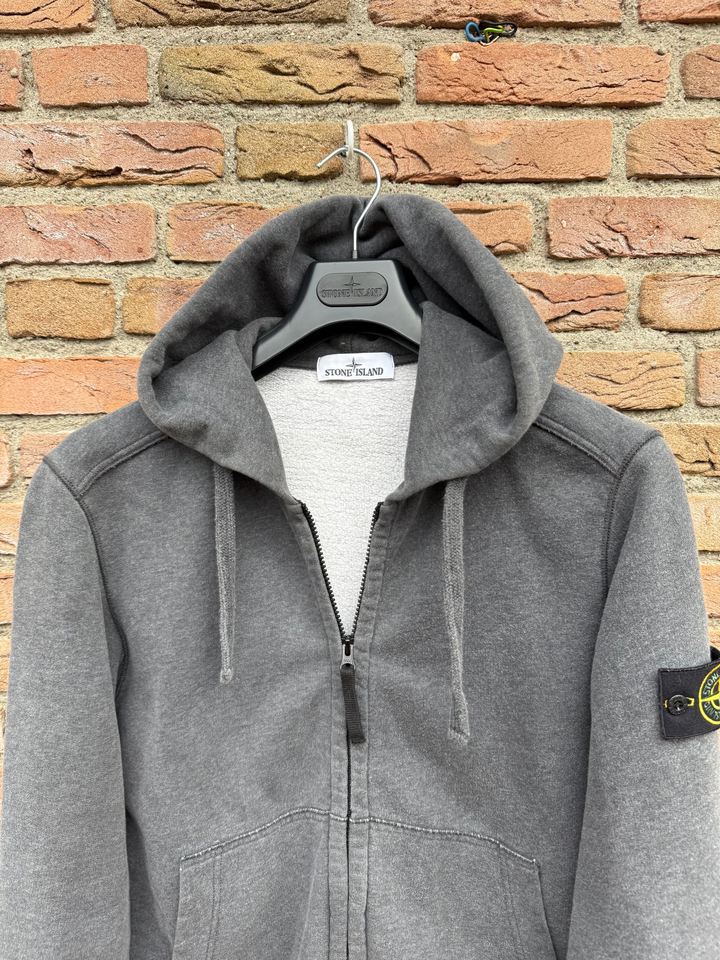 Stone Island Zipped Hoodie - L