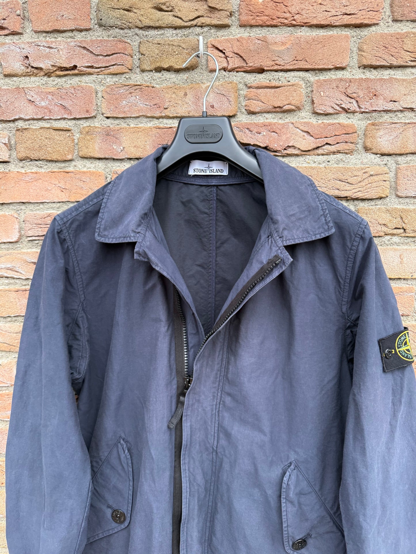 Stone Island Light Cotton Nylon Twill Jacket - L