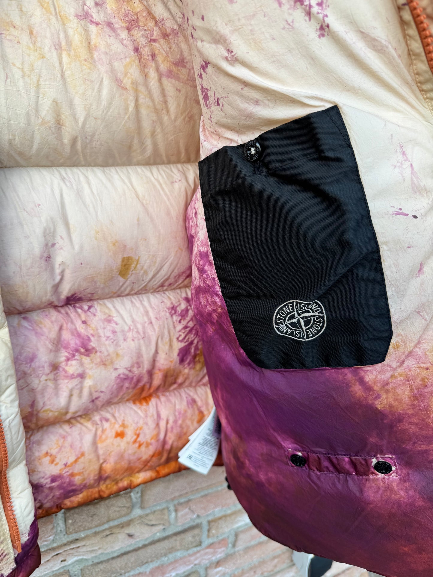 Stone Island x Supreme Paintball Camouflage Down Jacket - L