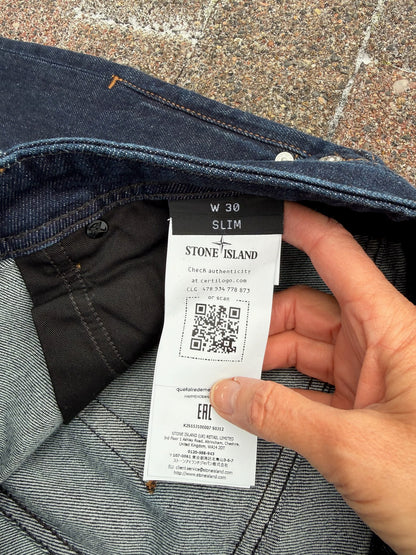 Stone Island Stretch Denim-Rinsed Jeans - W30