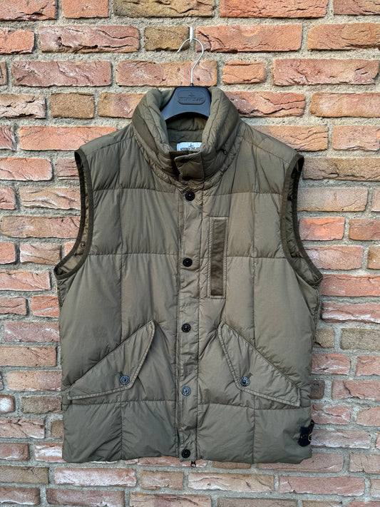Stone Island Crinkle Reps Down Gilet - XXL