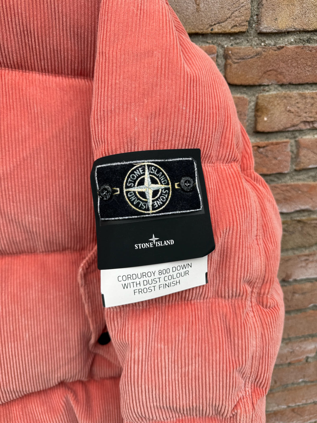 Stone Island Corduroy 800 Down with Dust Colour Frost Finish Down Jacket - XXL
