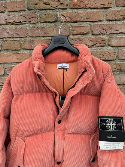 Stone Island Corduroy 800 Down with Dust Colour Frost Finish Down Jacket - XXL