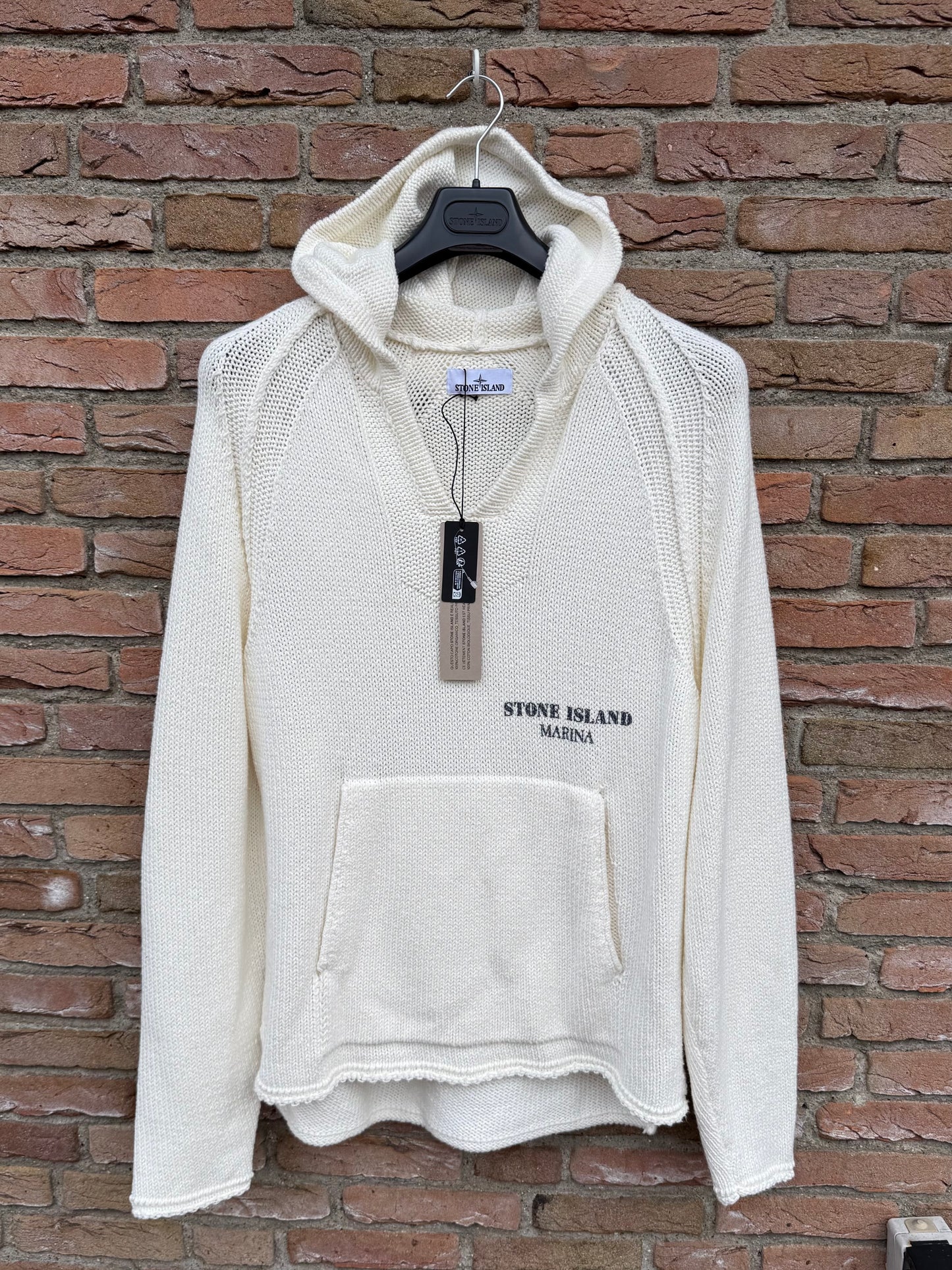 Stone Island Marina Knit Hoodie - L