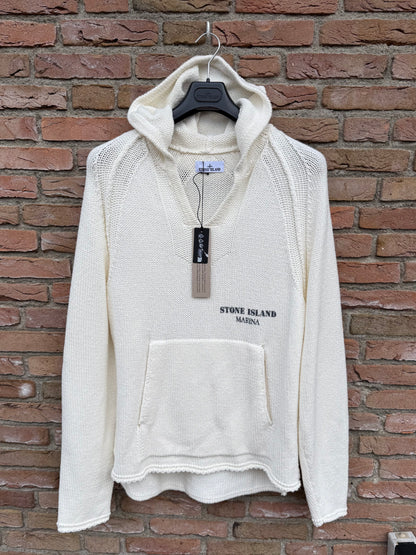 Stone Island Marina Knit Hoodie - L