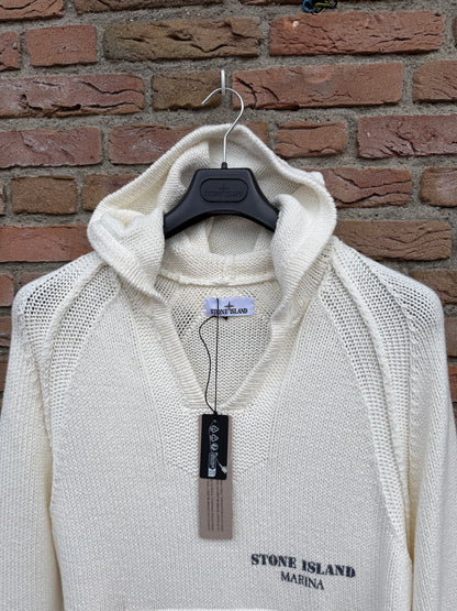 Stone Island Marina Knit Hoodie - L