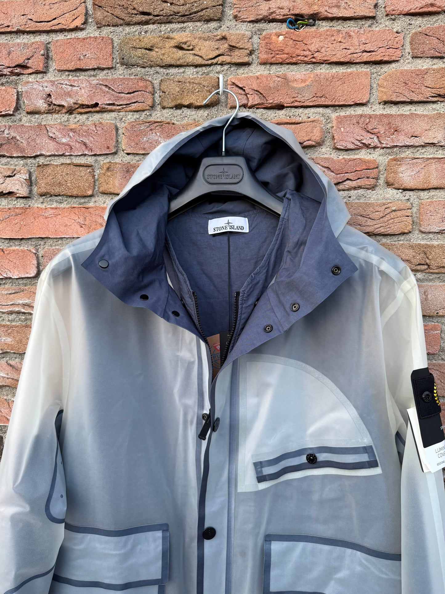 Stone Island 40 Anni Luminescent Poly Cover Composite Jacket - XL