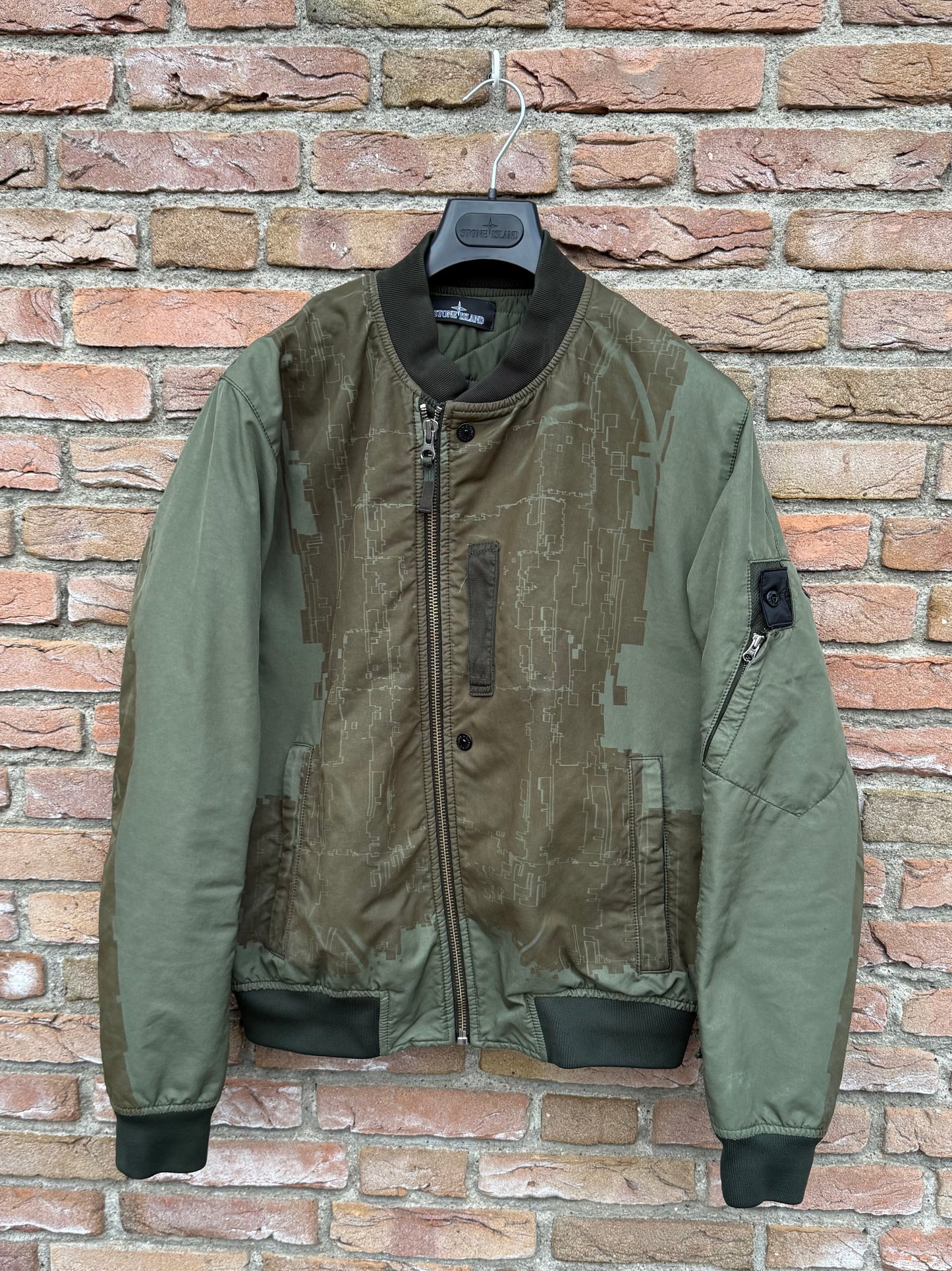 Stone Island Shadow Project David-TC Laser Print Bomber Jacket