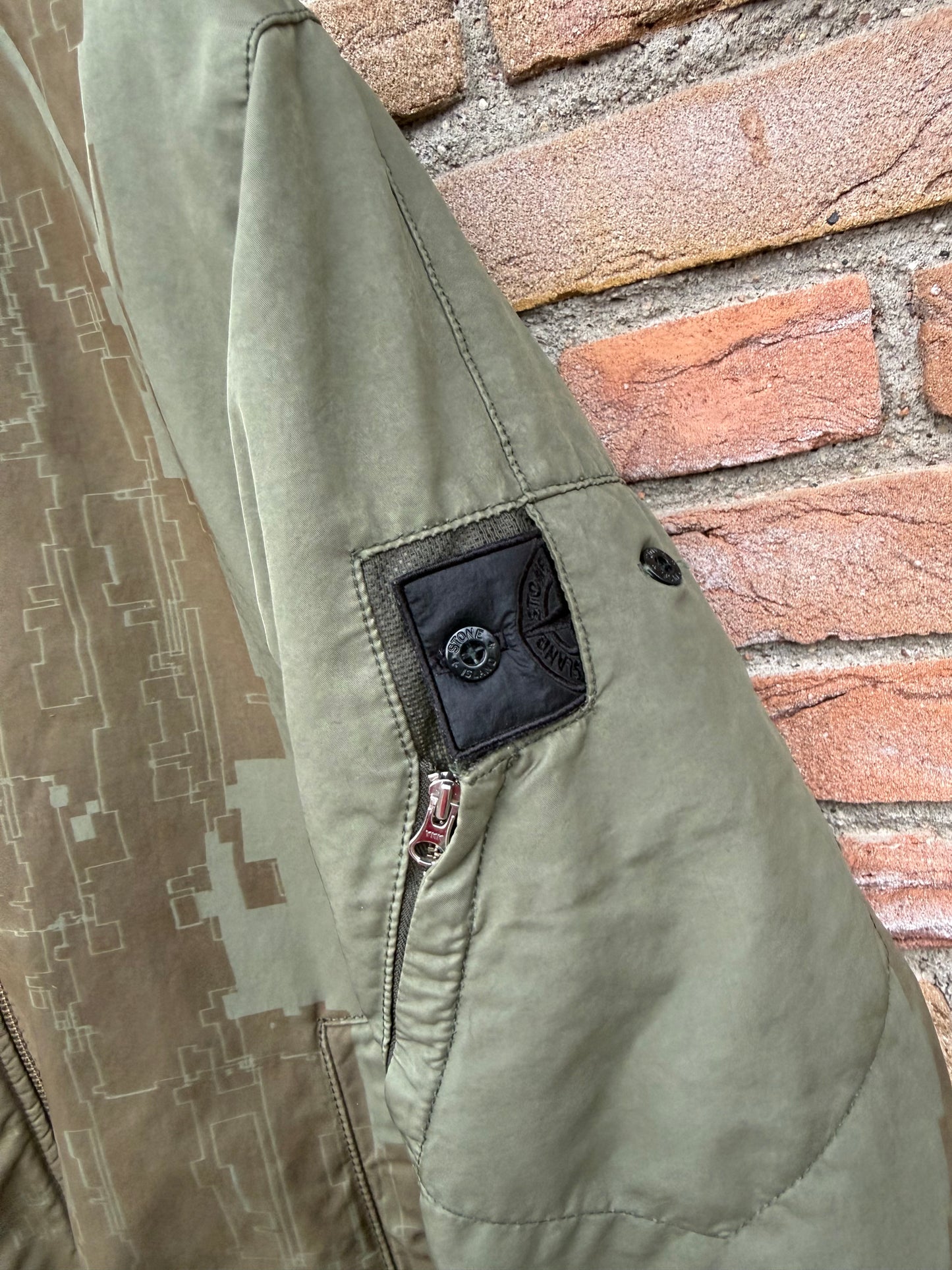 Stone Island Shadow Project David-TC Laser Print Bomber Jacket