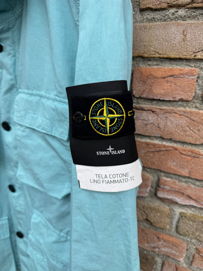 Stone Island Tela Cotone Lino Fiammato-TC Jacket - L