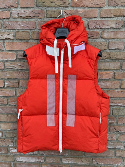 Stone Island Rubber Wax Poplin Down Marina Gilet - M