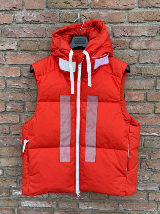 Stone Island Rubber Wax Poplin Down Marina Gilet - M