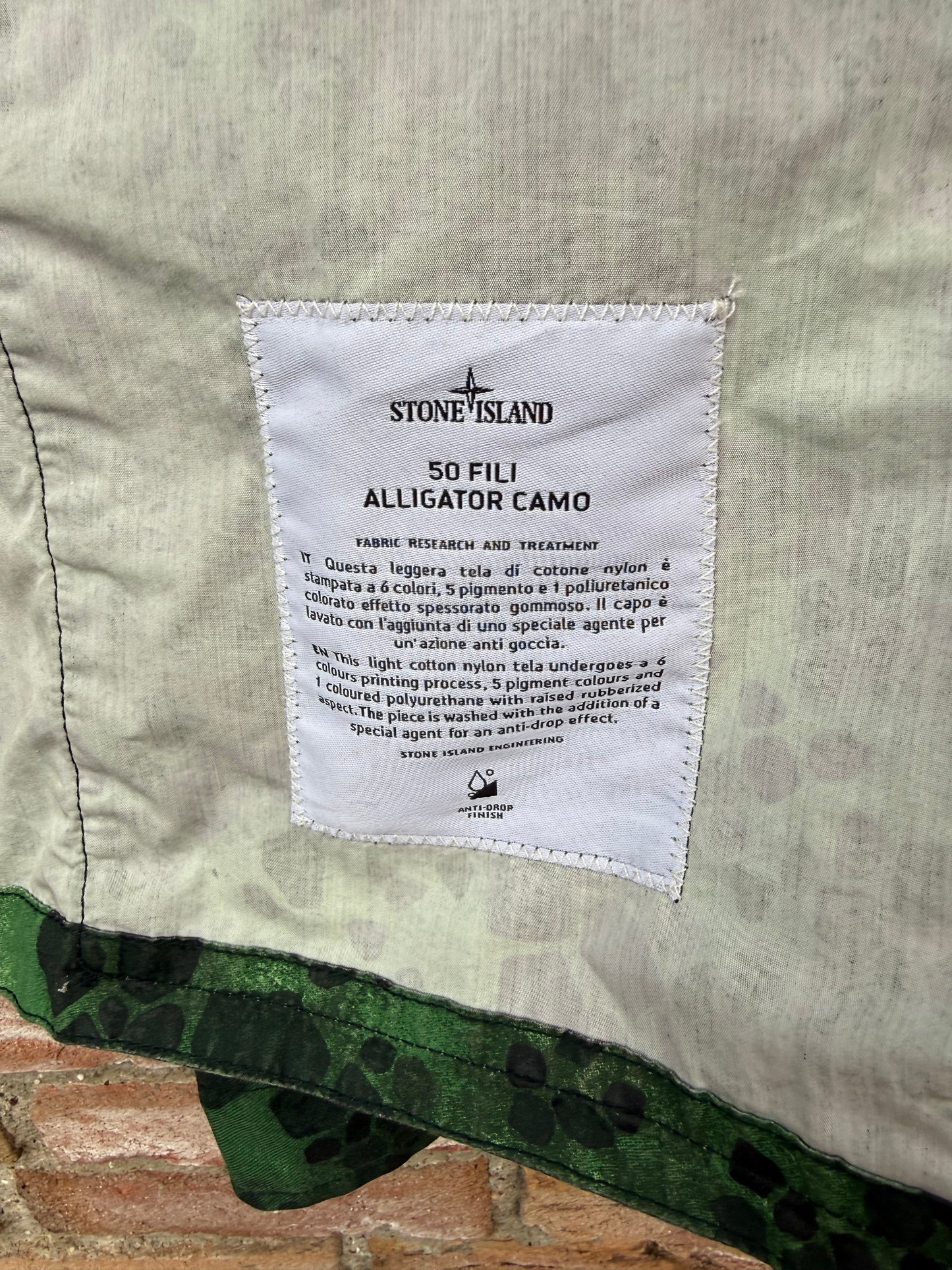 Stone Island 50 Fili Alligator Camo Jacket - XL
