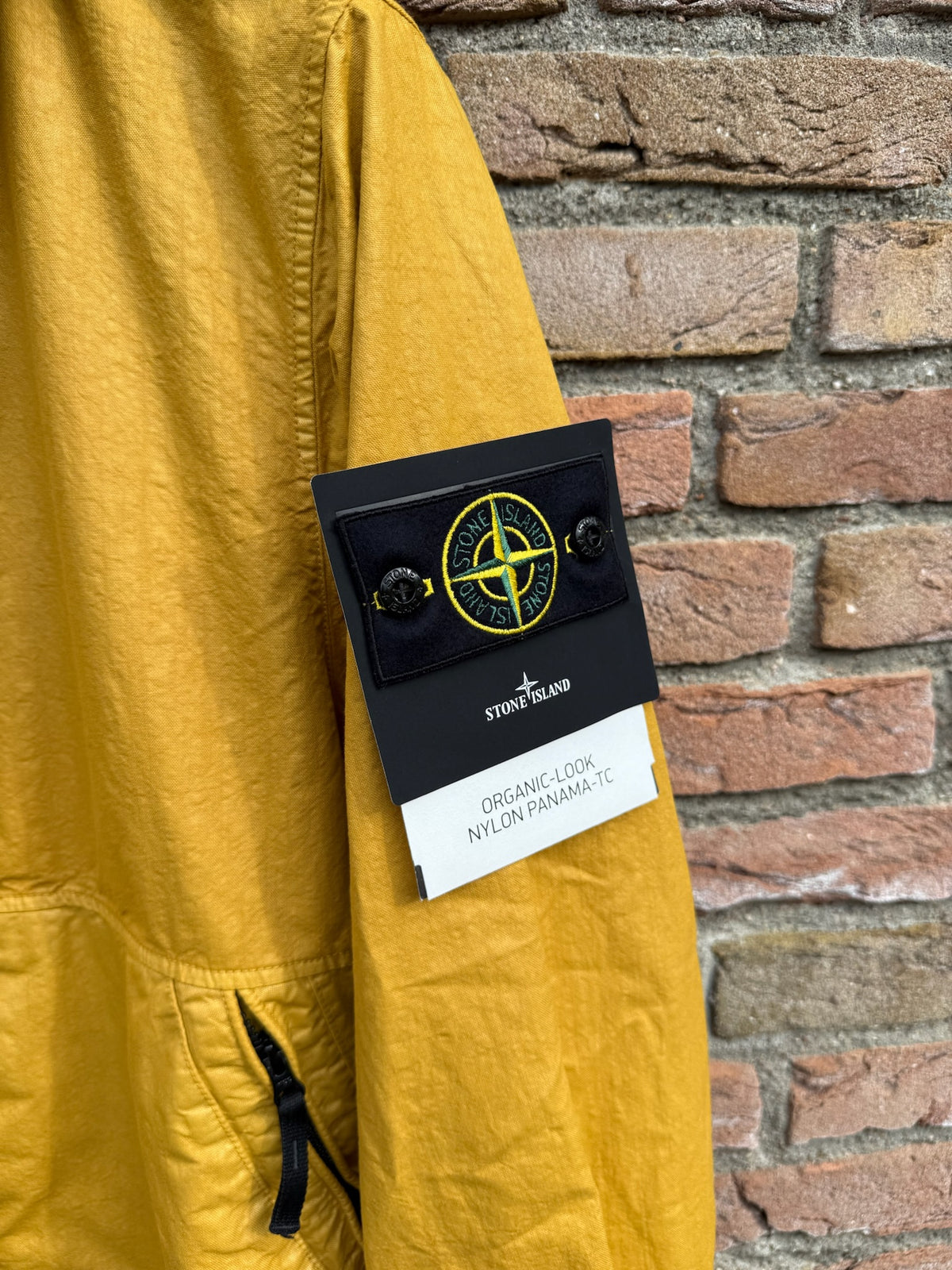 Stone Island Organic-Look Nylon Panama-TC Jacket - M