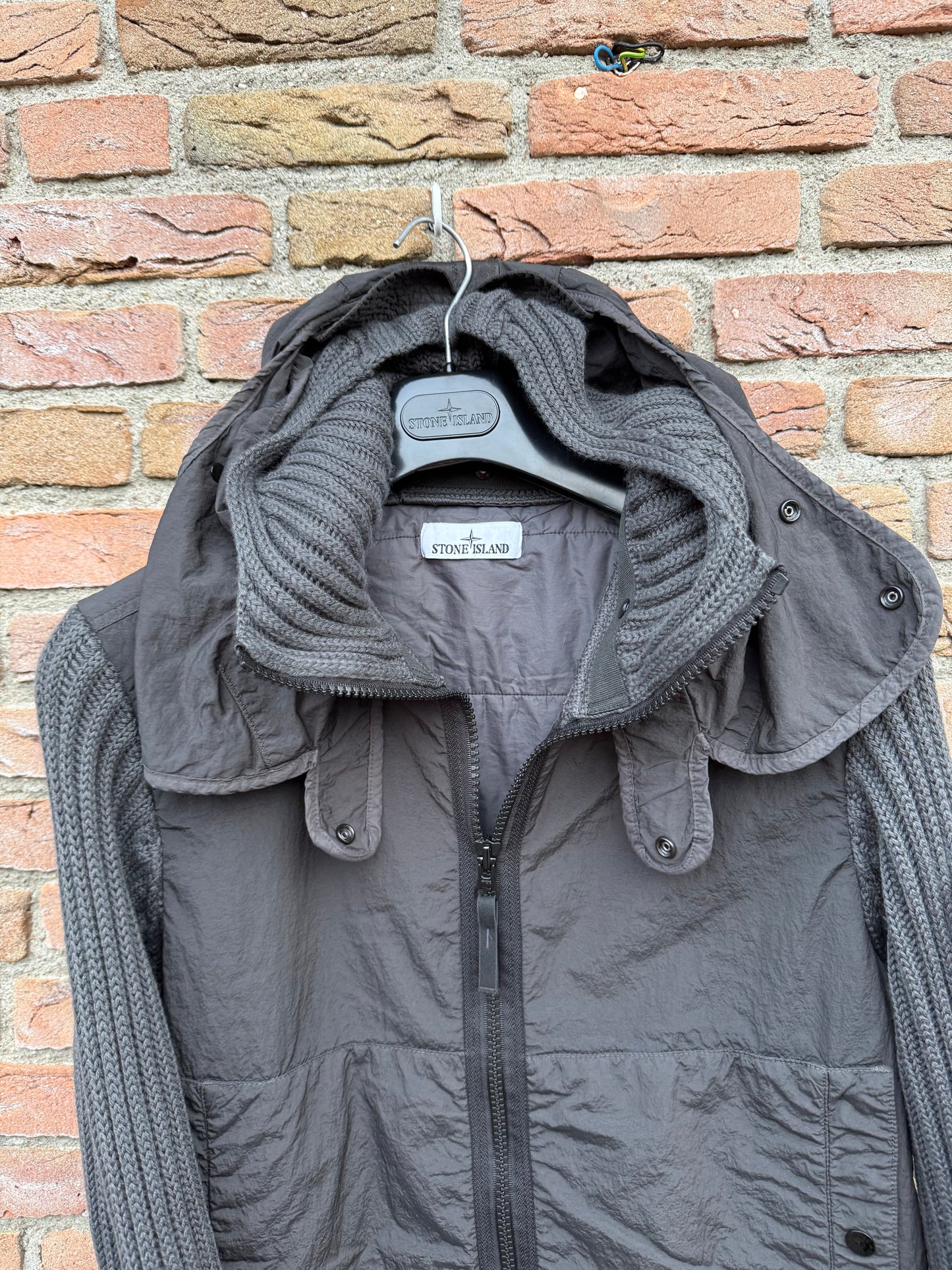 Stone Island Nylon Metal Primaloft and Knit Jacket - S