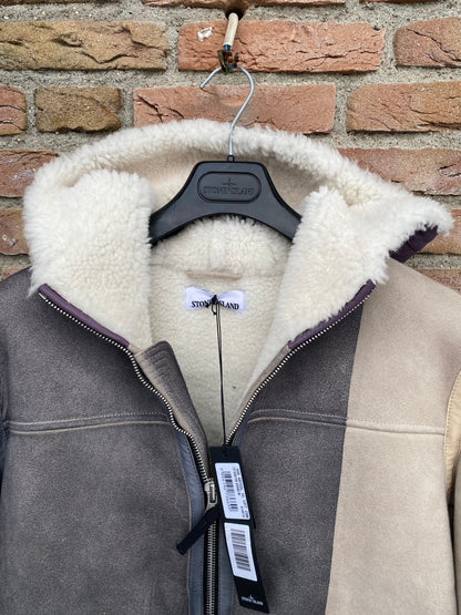 Stone Island Hand Sprayed Sheepskin Jacke - M