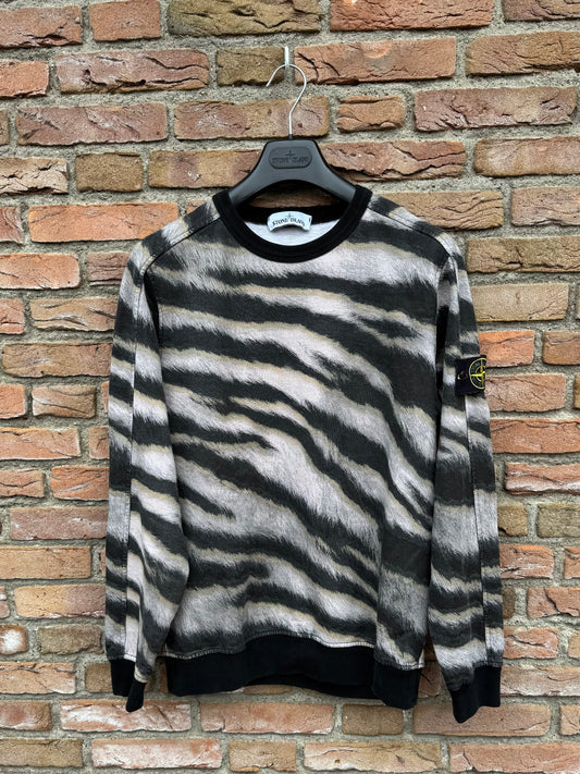Stone Island White Tiger Sweatshirt - L