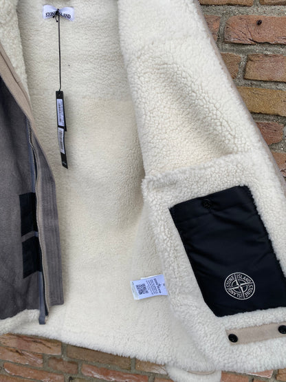 Stone Island Hand Sprayed Sheepskin Jacke - M