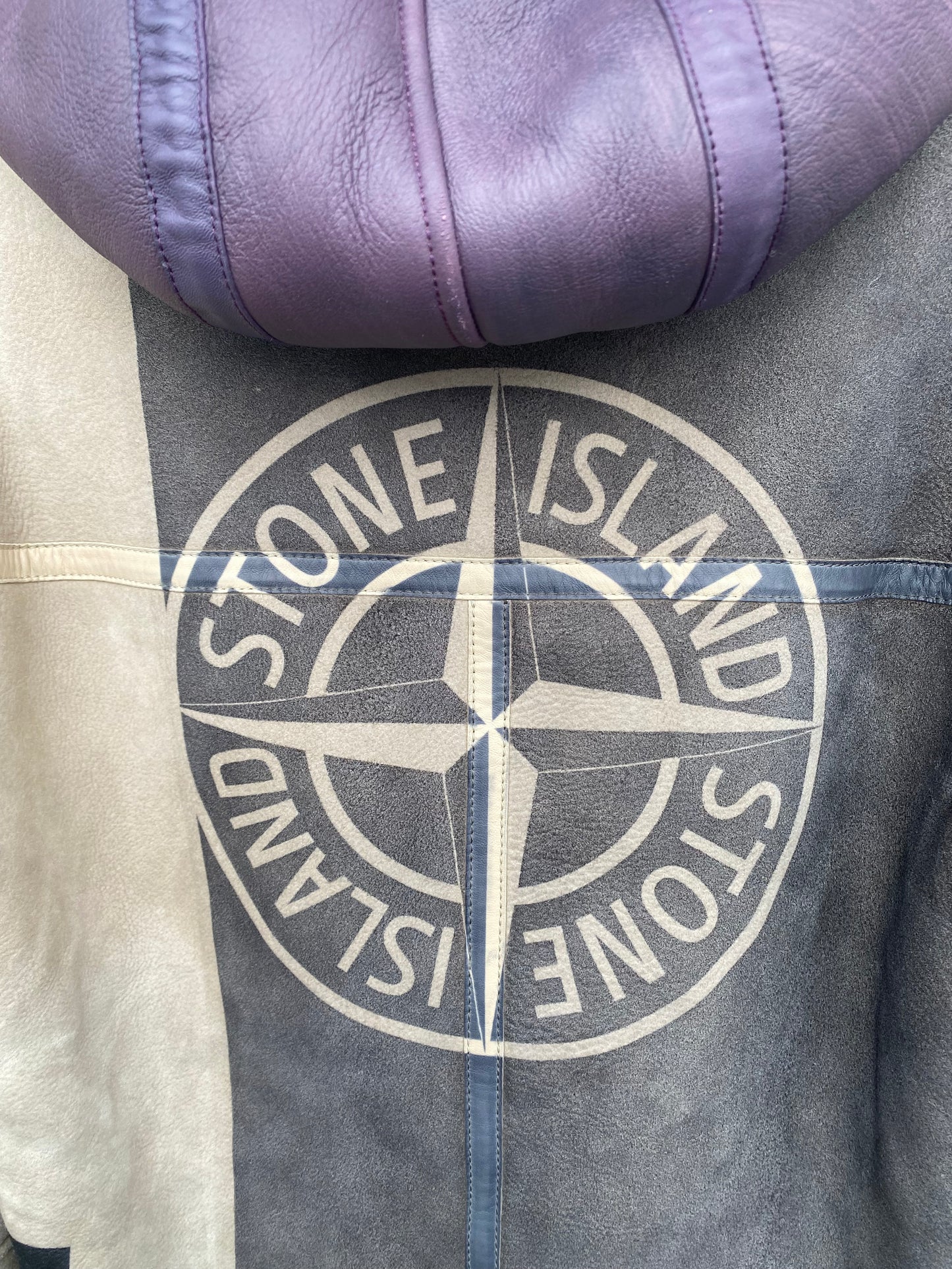 Stone Island Hand Sprayed Sheepskin Jacke - M