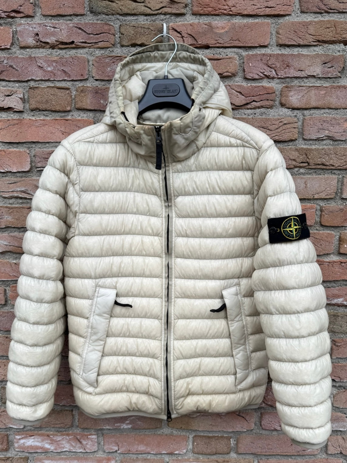 Stone Island Garment Dyed Micro Yarn Down Jacket - S
