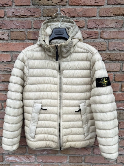 Stone Island Garment Dyed Micro Yarn Down Jacket - S