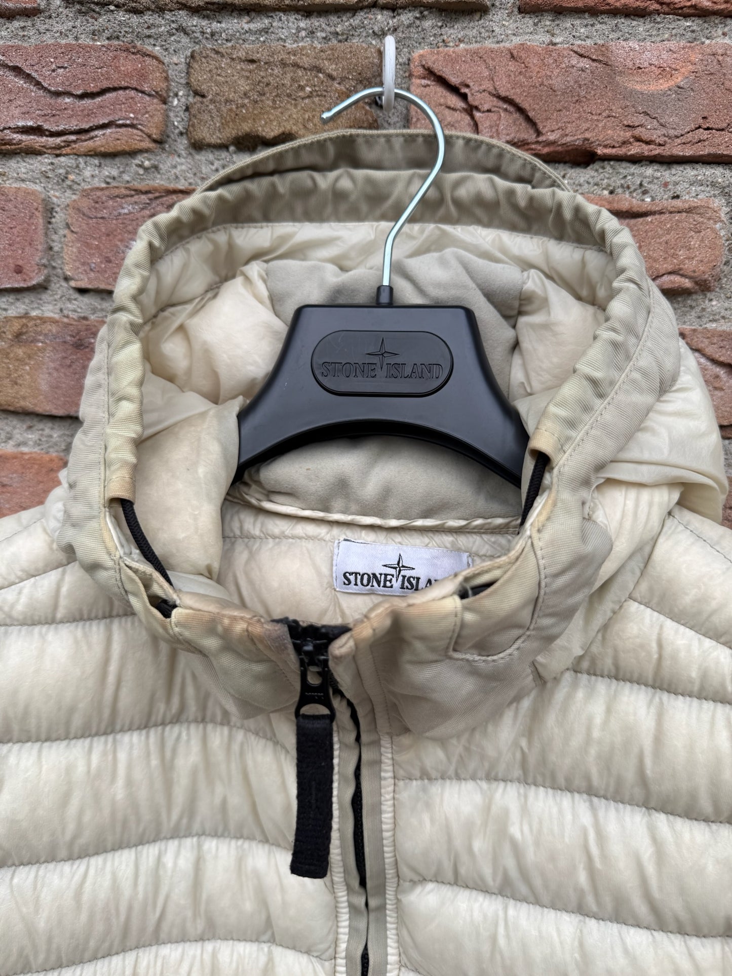 Stone Island Garment Dyed Micro Yarn Down Jacket - S