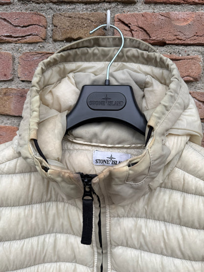 Stone Island Garment Dyed Micro Yarn Down Jacket - S