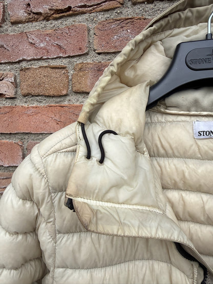 Stone Island Garment Dyed Micro Yarn Down Jacket - S