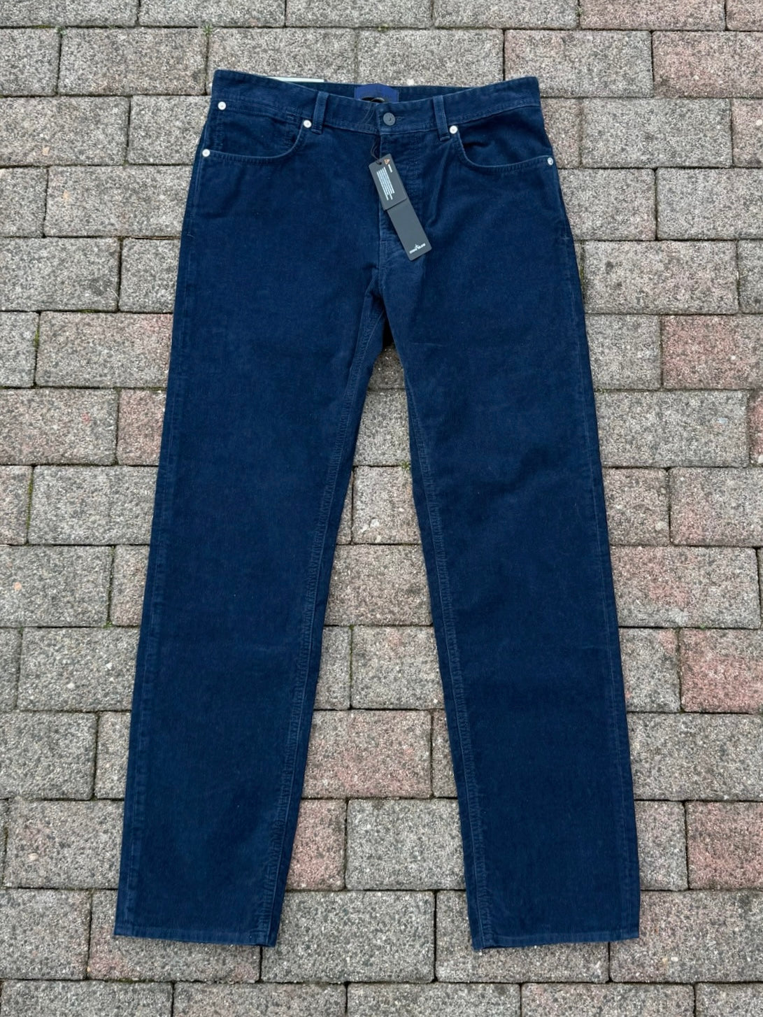 Stone Island Micro Corduroy-Rinsed Trousers - W32
