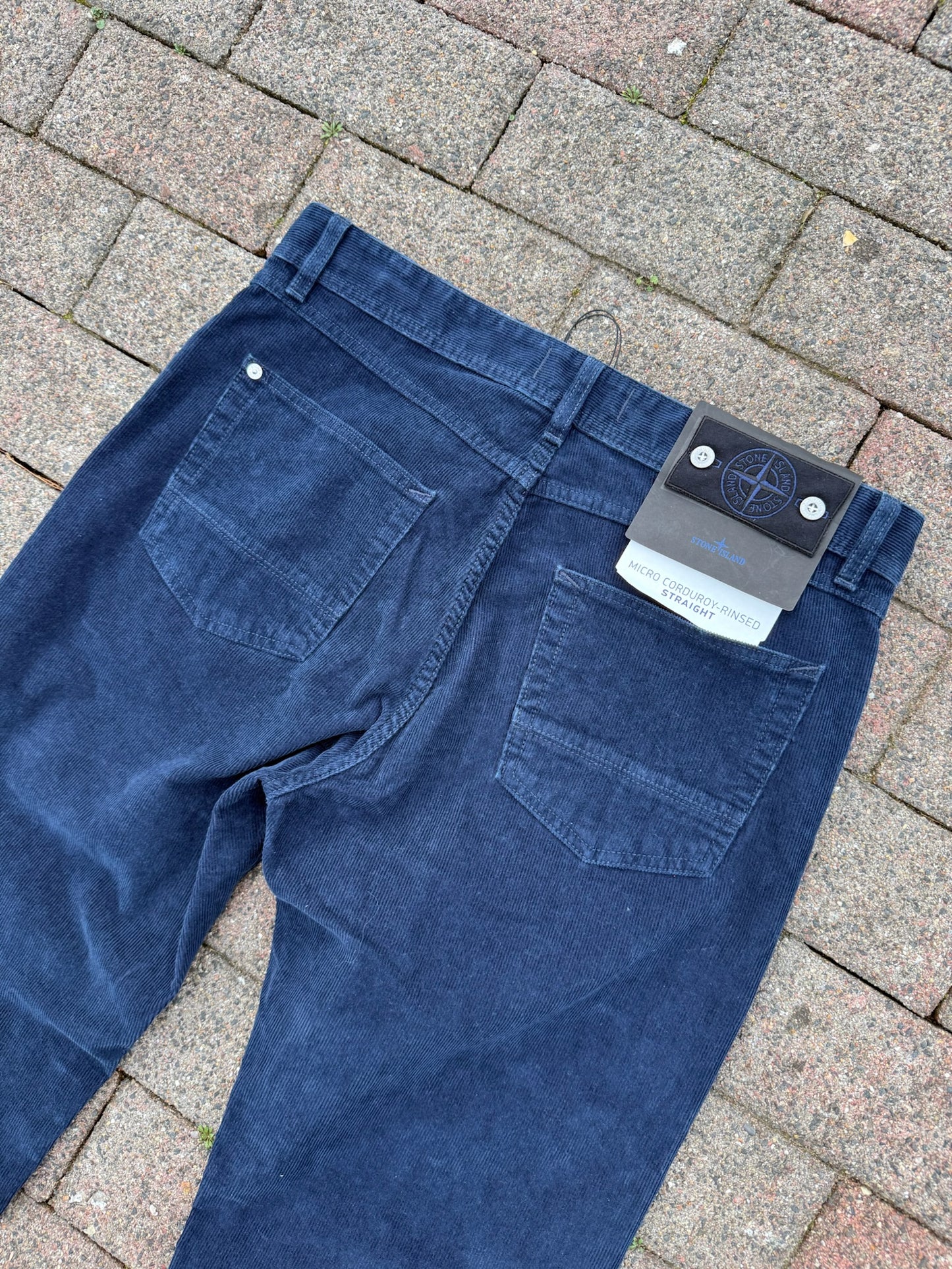 Stone Island Micro Corduroy-Rinsed Trousers - W32