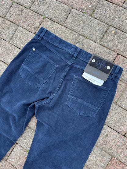 Stone Island Micro Corduroy-Rinsed Trousers - W32