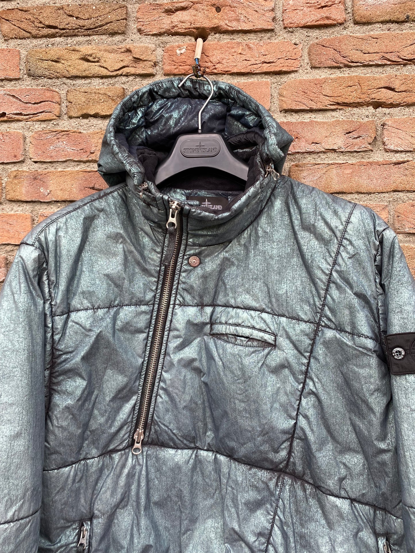 Stone Island Nylon Metallic Mist Jacke - L