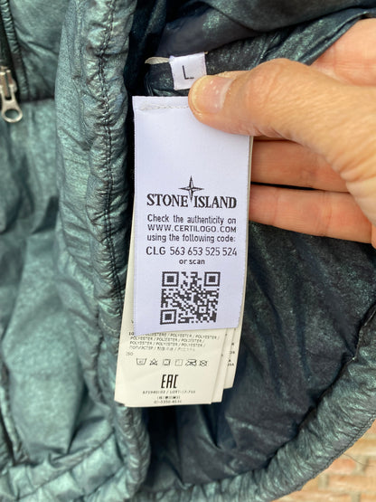 Stone Island Nylon Metallic Mist Jacke - L