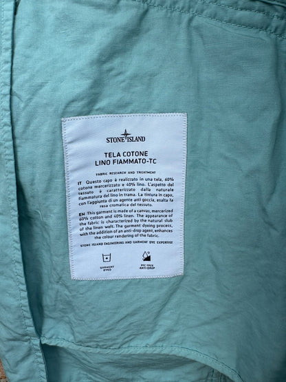 Stone Island Tela Cotone Lino Fiammato-TC Jacket - XL