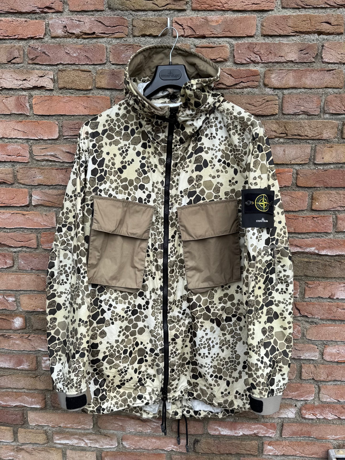 Stone Island Alligator Camo Light Cotton/Nylon Rep Jacket - XL
