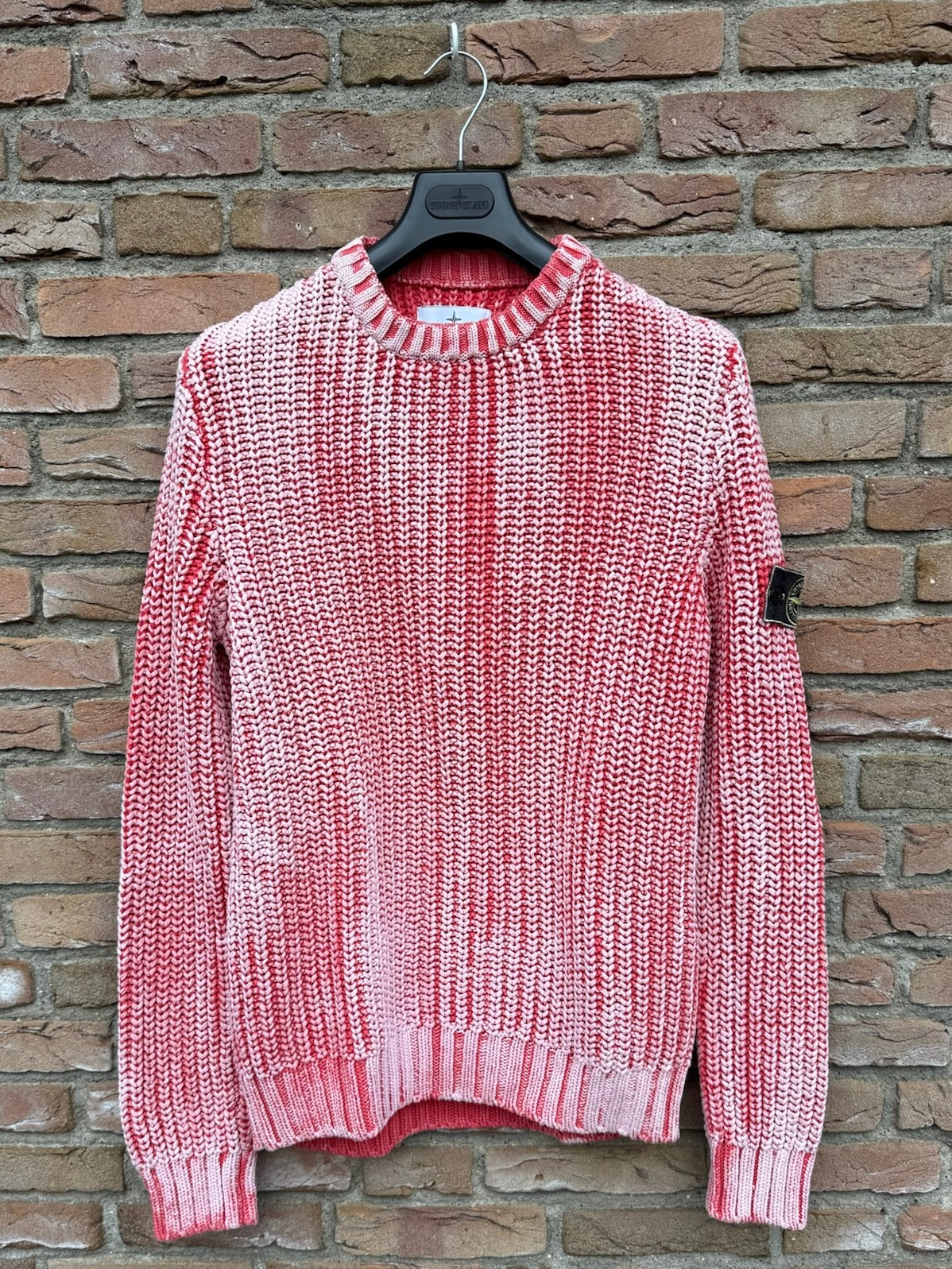 Stone Island Hand Corrosion Knit Pullover - L