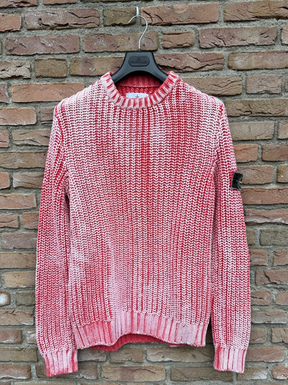 Stone Island Hand Corrosion Knit Pullover - L