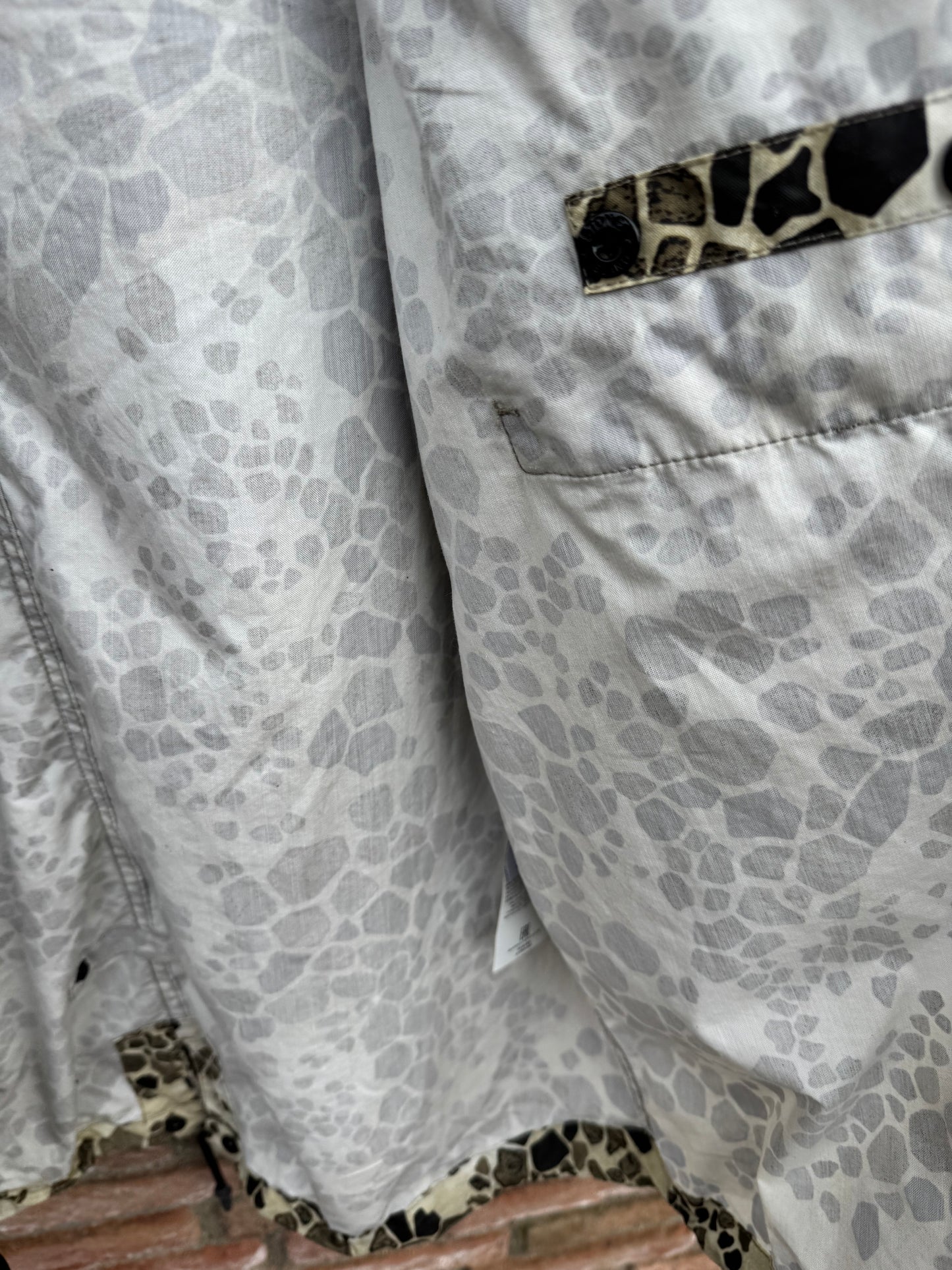 Stone Island Alligator Camo Light Cotton/Nylon Rep Jacket - XL