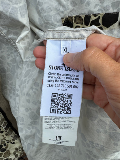 Stone Island Alligator Camo Light Cotton/Nylon Rep Jacket - XL