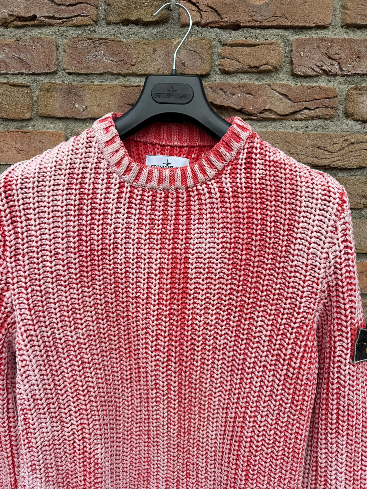 Stone Island Hand Corrosion Knit Pullover - L