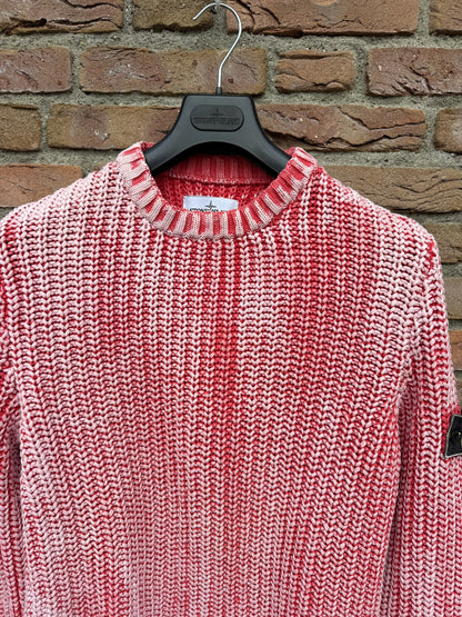Stone Island Hand Corrosion Knit Pullover - L