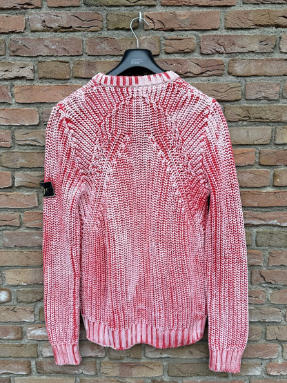 Stone Island Hand Corrosion Knit Pullover - L
