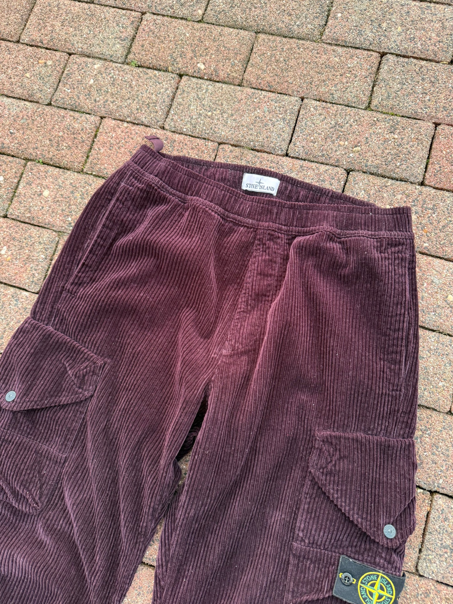 Stone Island Corduroy Cargos - W33