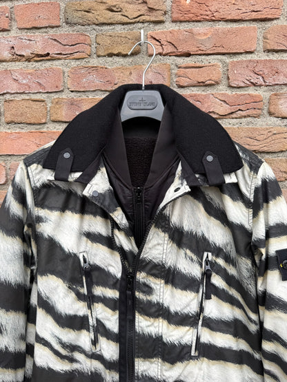 Stone Island White Tiger Camo 50 Fili Primaloft Jacket - L
