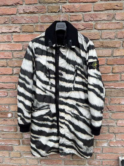 Stone Island White Tiger Camo 50 Fili Primaloft Jacket - L