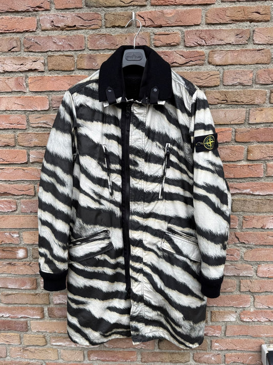 Stone Island White Tiger Camo 50 Fili Primaloft Jacket - L