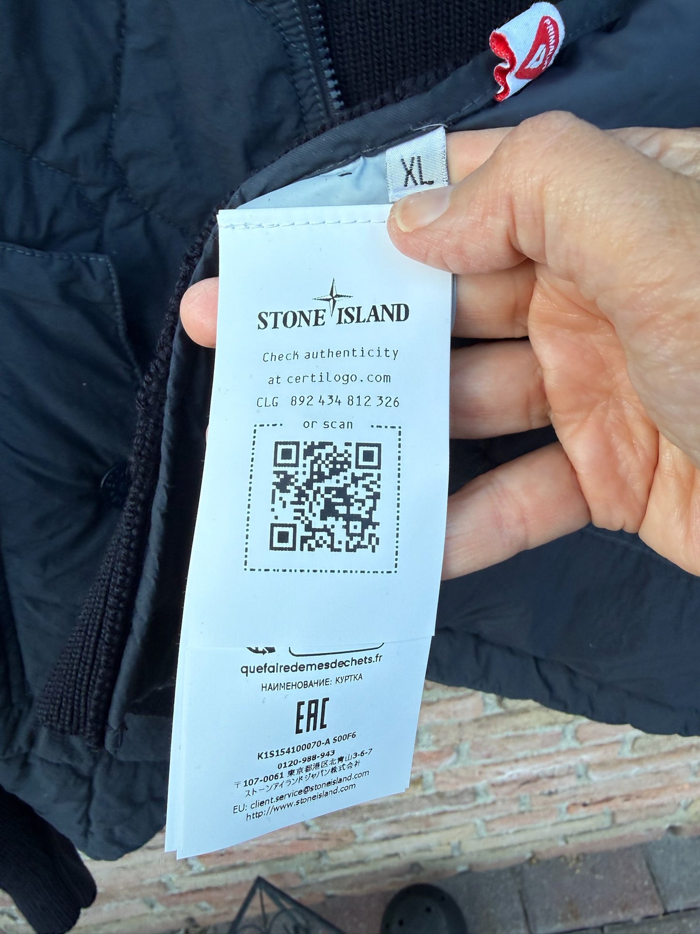 Stone Island Nylon Smerigliato and Knit Ghost Jacket - XL
