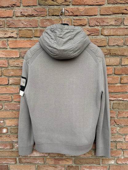 Stone Island Nylon Smerigliato and Knit Jacket - XL